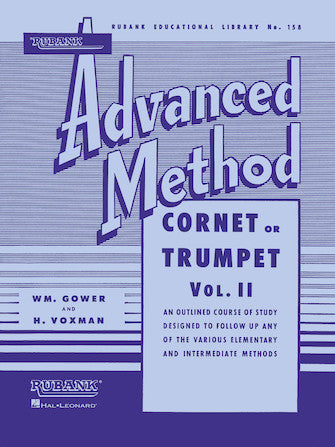 Rubank Advanced Method 158 - Cornet or Trumpet Vol. II