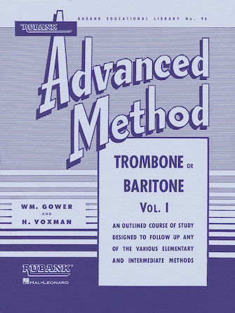 Rubank Advanced Method 96 - Trombone or Baritone BC, Vol. I