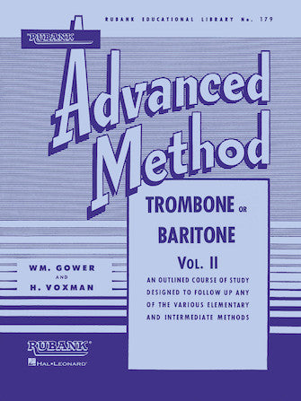Rubank Advanced Method179 - Trombone or Baritone BC, Vol. II