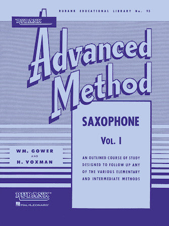 Rubank Advanced Method 93 - Saxophone Vol. I