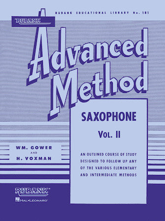 Rubank Advanced Method 181 - Saxophone