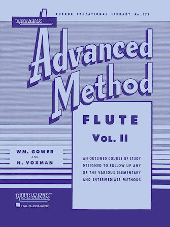 Rubank Advanced Method 175 - Flute or Piccolo Vol. II