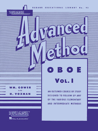Rubank Advanced Method 92 - Oboe Vol. I