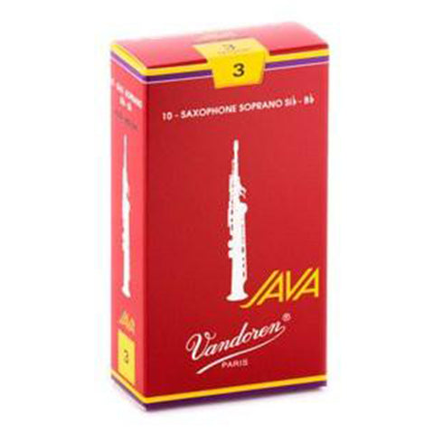 Vandoren Java Red Filed Soprano Saxophone Reeds