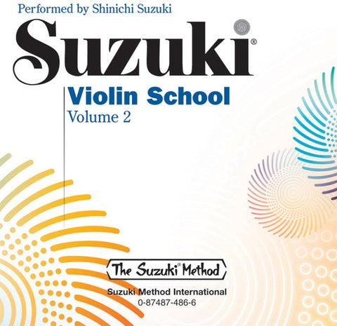 Suzuki Violin School, Volume 2 - CD Performed by Shinichi Suzuki