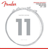 Fender 3150 Original Bullets Pure Nickel Bullet Ends Electric Guitar Strings