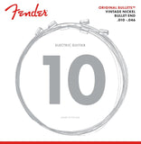 Fender 3150 Original Bullets Pure Nickel Bullet Ends Electric Guitar Strings