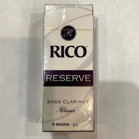 New Old Stock Rico Reserve Classic Size 3.5 Bass Clarinet Reeds