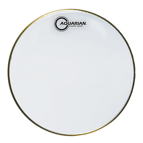 Aquarian Classic Clear Resonant Snare Drum Heads