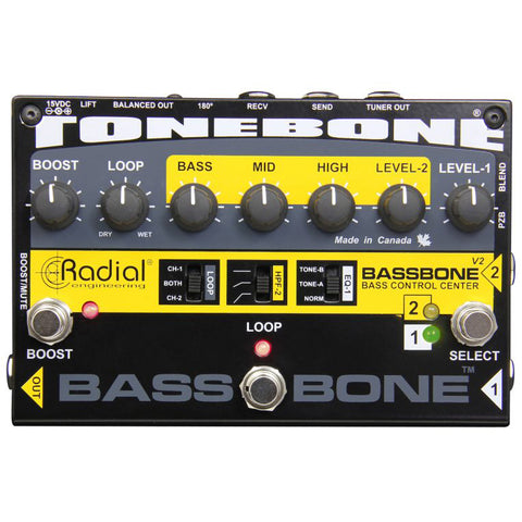 Radial Engineering Bassbone V2 Bass Preamp Direct Box