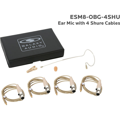 Galaxy ESM8 Nearly Invisible Single Ear Headset Microphone