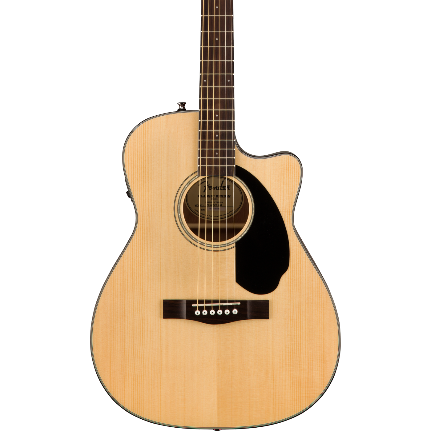 Fender CC60SCE Small Body Acoustic Electric Woodsy's Music