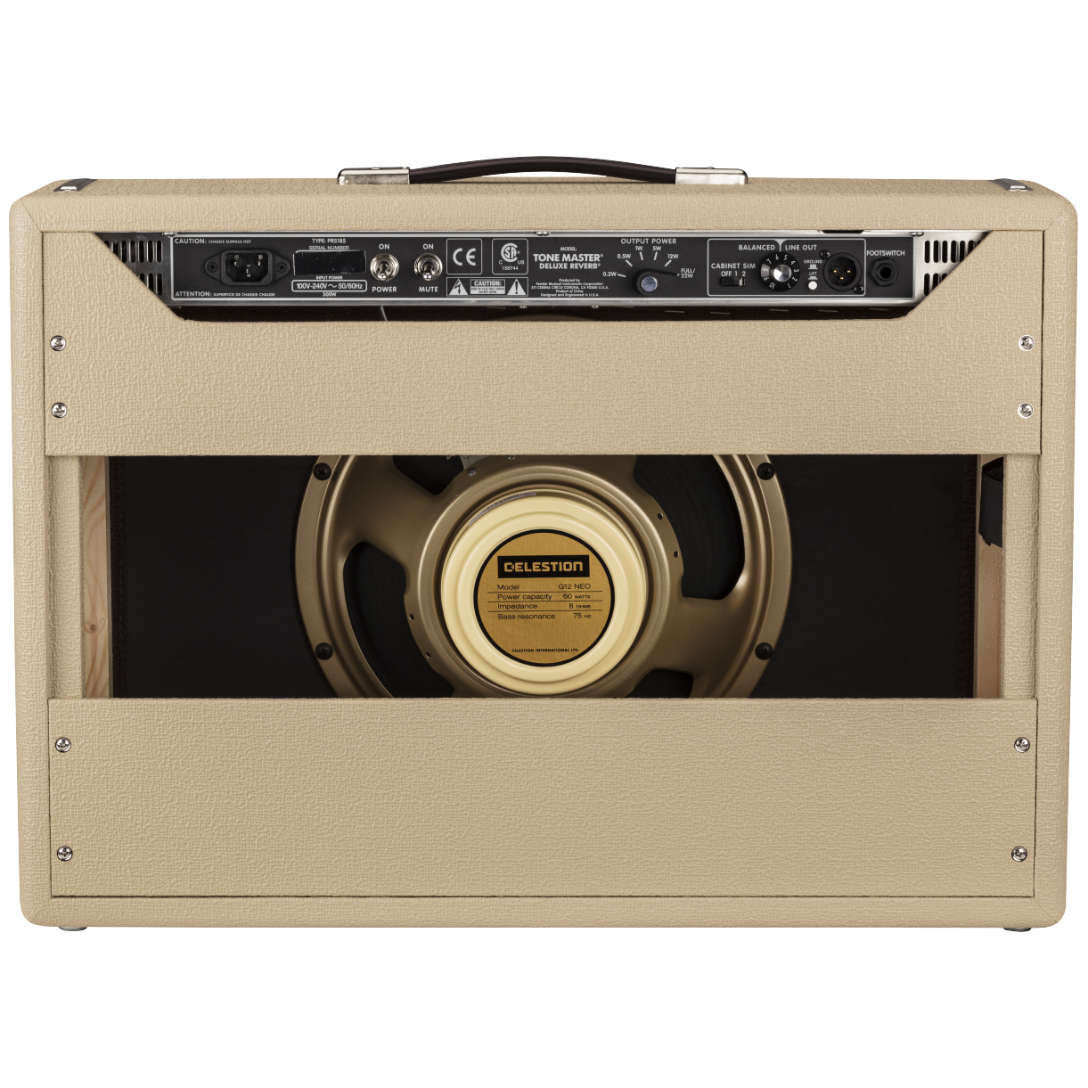 Fender Tone Master Deluxe Reverb Blonde Woodsy's Music