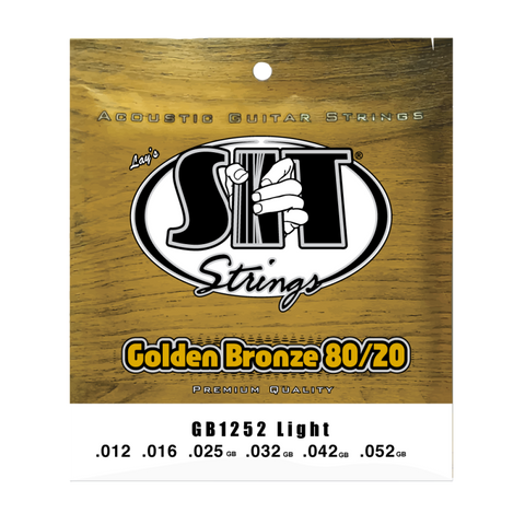 SIT Golden Bronze 80/20 Light (12-52) Acoustic Guitar Strings