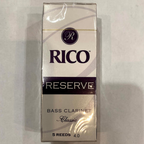 New Old Stock Rico Reserve Classic Size 4 Bass Clarinet Reeds