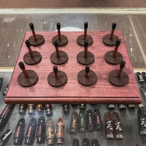 Hand-Made Woodwind Mouthpiece Display