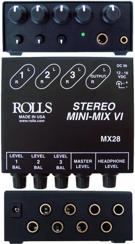 The MX28 Stereo MINI-MIX VI
