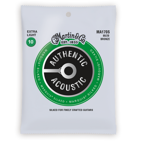 Martin Marquis Silked 80/20 Bronze Authentic Acoustic Strings
