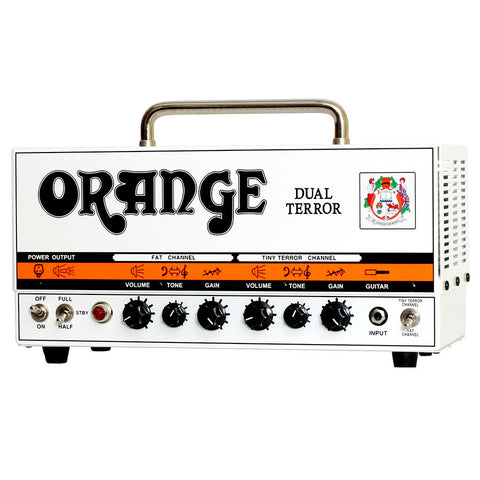 Orange Dual Terror 30/15/7-Watt 2-Channel Tube Head