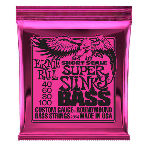 Ernie Ball Super Slinky Nickel Wound Short Scale Electric Bass Strings