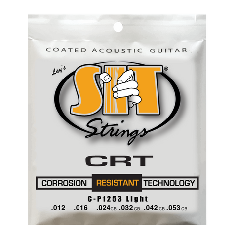 SIT Phosphor Bronze CRT Coated Light (12-53) Acoustic Guitar Strings