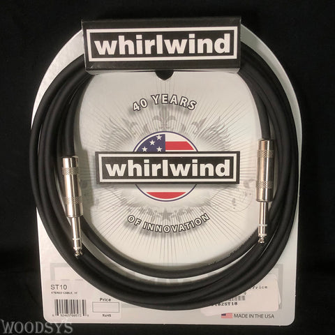 Whirlwind Stereo TRS-TRS Cables