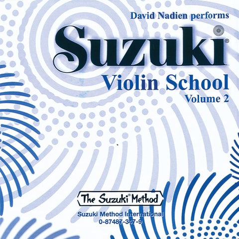 Suzuki Violin School, Volume 2 - CD Performed by David Nadien