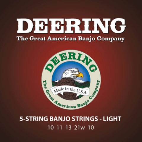Deering 5-String Light Gauge Banjo Strings