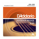 D'Addario EJ42 Phosphor Bronze Resophonic Guitar Strings