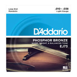 D'Addario EJ73 Phosphor Bronze Light Mandolin Strings