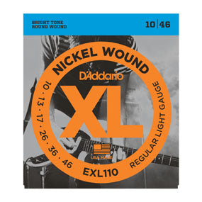 D'Addario EXL110 Nickel Wound Regular Light Electric Guitar Strings