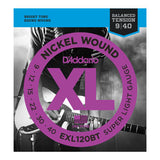 D'Addario EXL120BT Nickel Wound Balanced Tension Super Light Electric Guitar Strings
