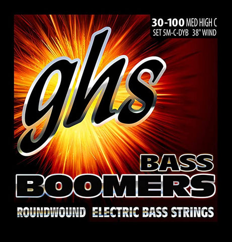 GHS Bass Boomers 5-String High C 30-100