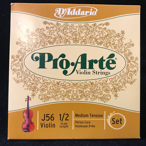 New Old Stock D’Addario Pro Arte 1/2 Size Violin Strings