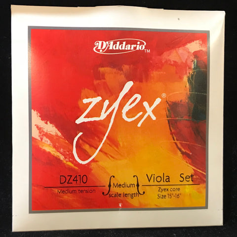 New Old Stock D’Addario Zyex Viola Strings