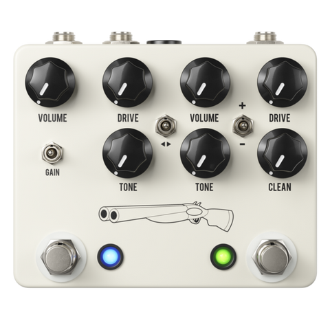 JHS Double Barrel Dual Overdrive Pedal V4