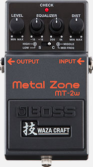 Boss MT-2W Metal Zone Waza Craft Distortion