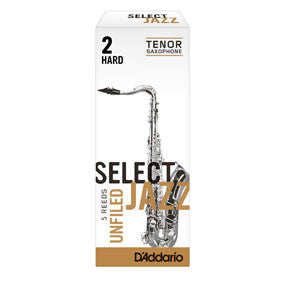 D'Addario Select Jazz Unfiled Tenor Saxophone Reeds