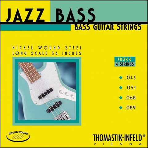 Thomastik-Infeld JR344 Jazz Nickel Round Wound Electric Bass Strings Long Scale 43-89