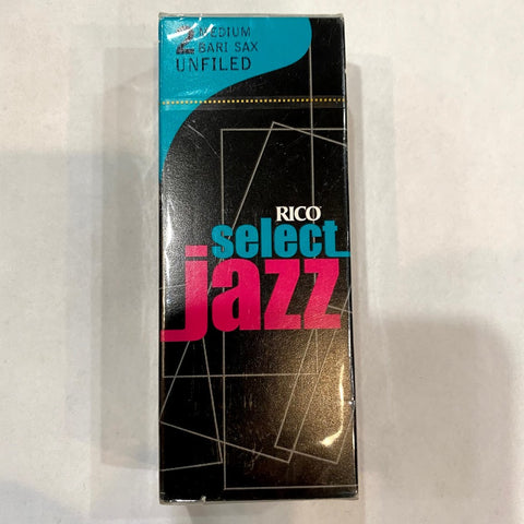 New Old Stock Rico Select Jazz Unfiled 2 Medium Baritone Saxophone Reeds